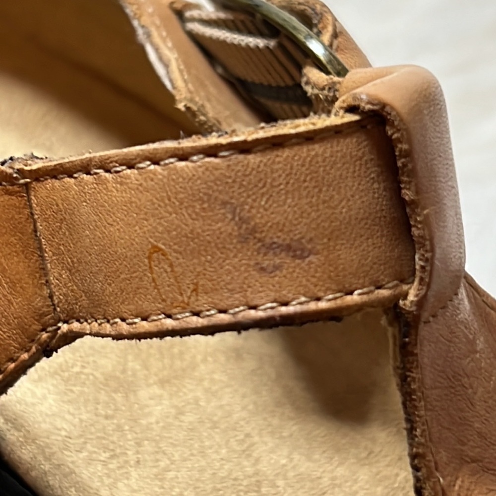 🎉HP🎉Array Leather Sandals - Picture 11 of 12